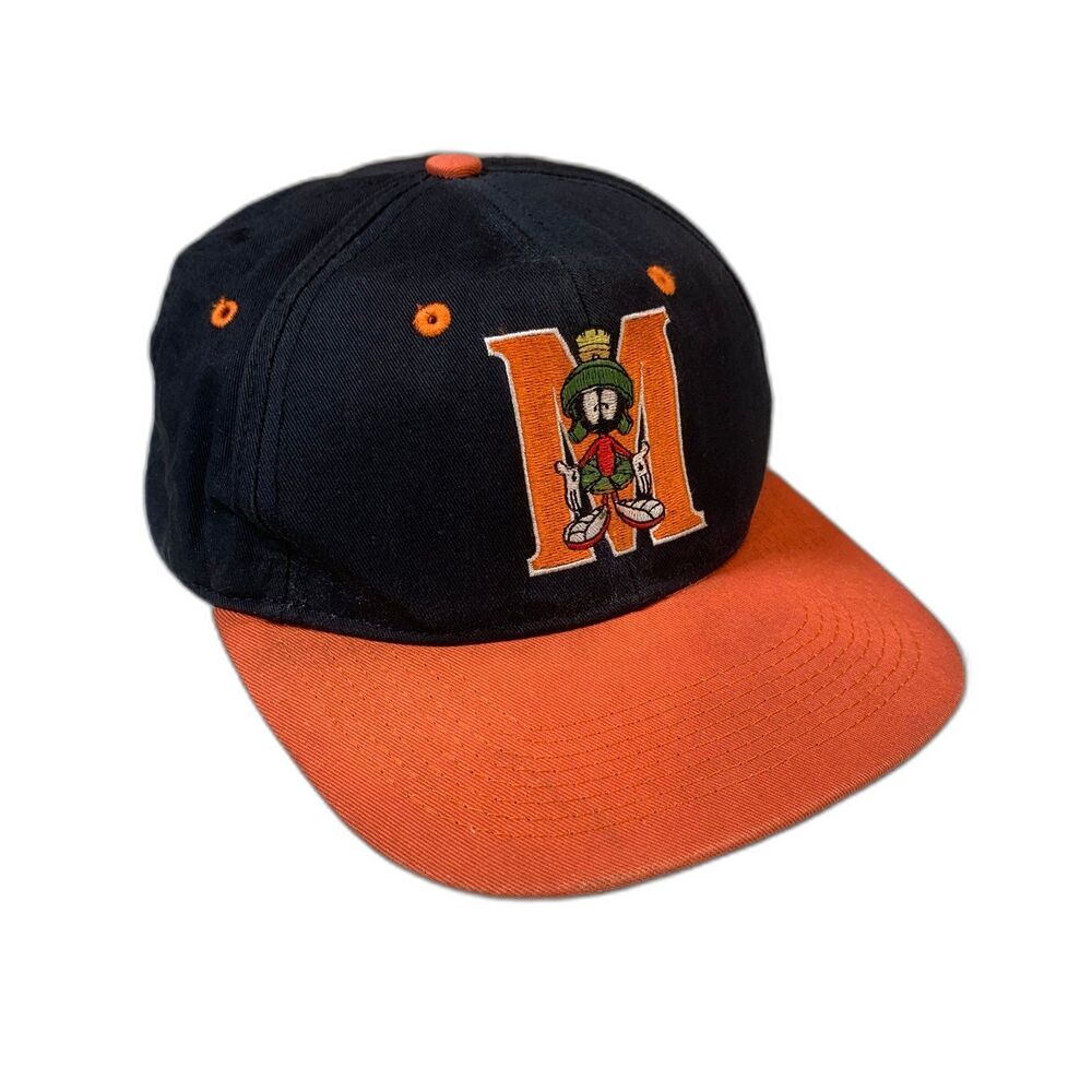 Vintage 1993 Marvin the Martian ACME Clothing Co Warner Bros 5 Panel Hat Cap